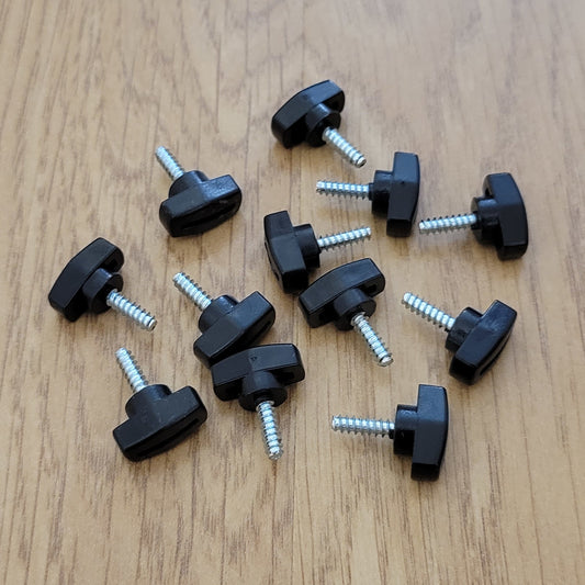 Scalextric Base Screws To Hold Cars In Position In Crystal Cases - 12 Wings