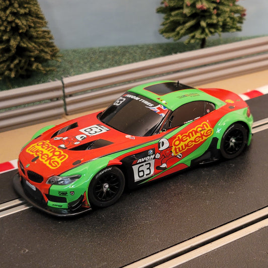 Scalextric 1:32 Car - BMW Z4 GT3 Demon Tweeks #63 *LIGHTS* #MWS