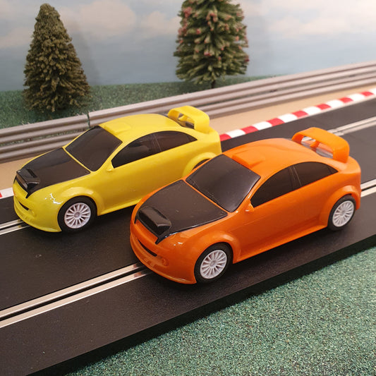 Scalextric 1:32 Start Cars - Orange & Yellow Rally Cars