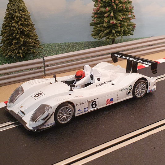 Scalextric 1:32 Car - C2906 White Porsche RS Spyder #6 *LIGHTS*
