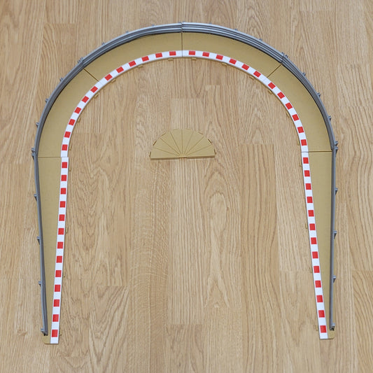 Scalextric Sport 1:32 Track - Hairpin Borders & Barriers 'BJ' C8240 Rad1 & C8233