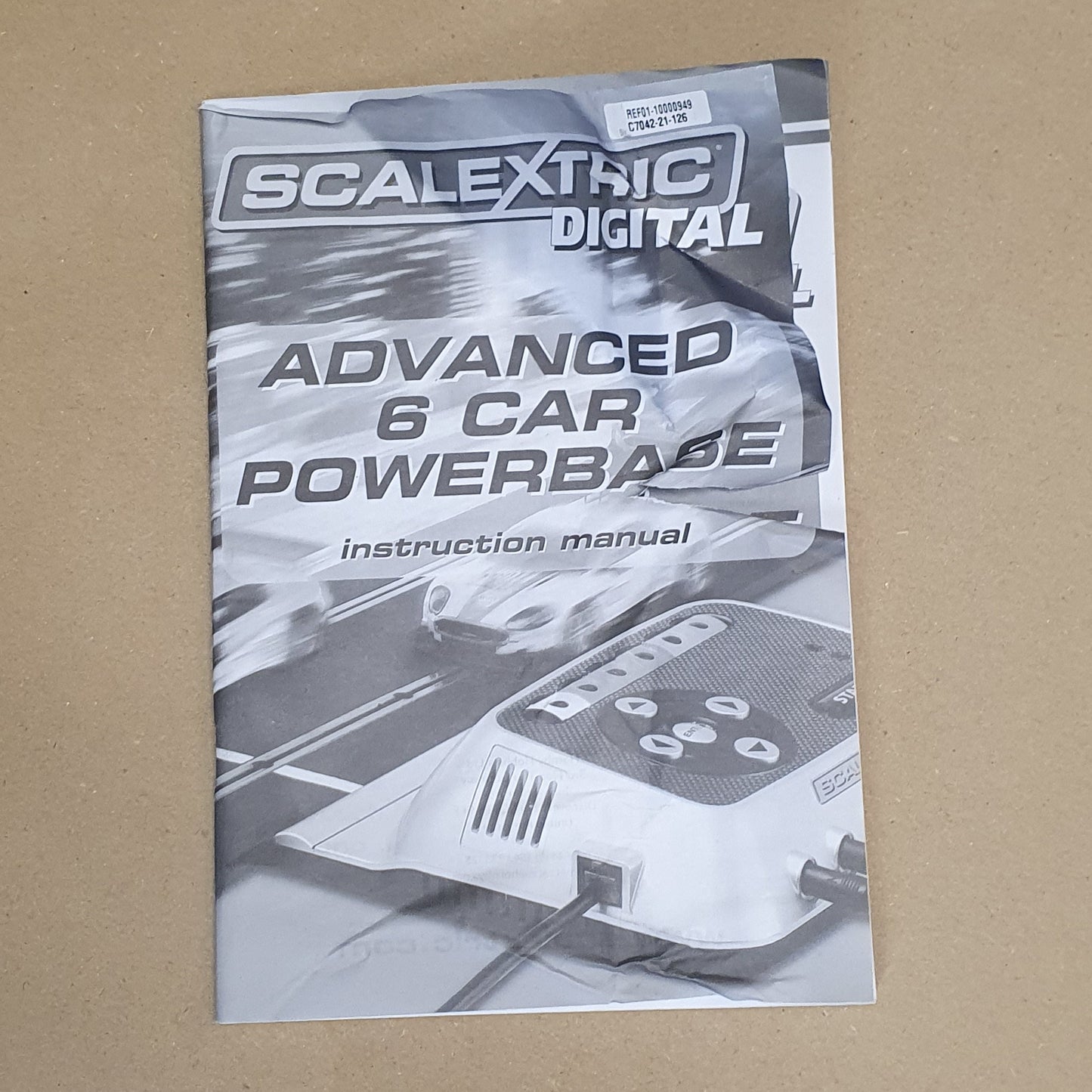 Scalextric Digital Advanced 6 Car Powerbase - C7042 Instruction Manual #A