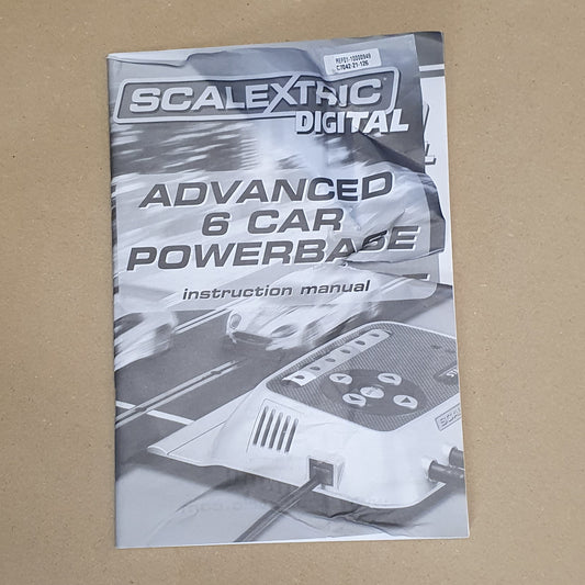 Scalextric Digital Advanced 6 Car Powerbase - C7042 Manual de instrucciones #A