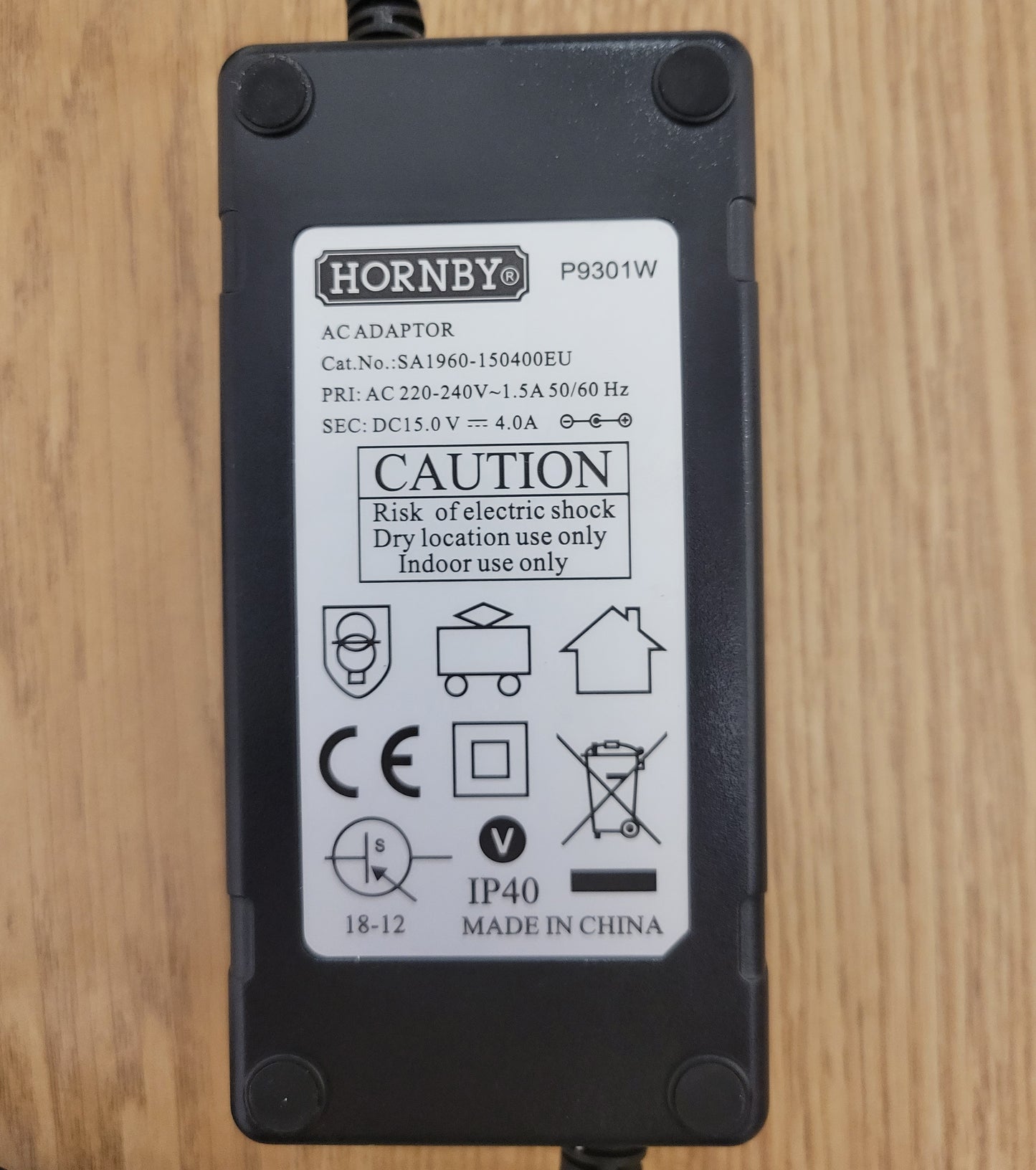 Hornby Scalextric Digital Mains Adaptor Power Supply Plug P9301 EUROPE