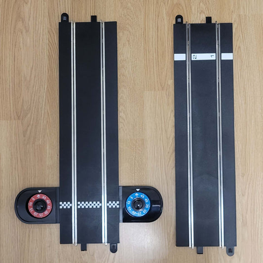 Scalextric Sport 1:32 Track - C8528 C8214 C8505 Extra Long Straight & Lap Counter