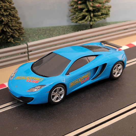 Scalextric 1:32 Car - Blue McLaren MP4-12C Scalextric Club #Q