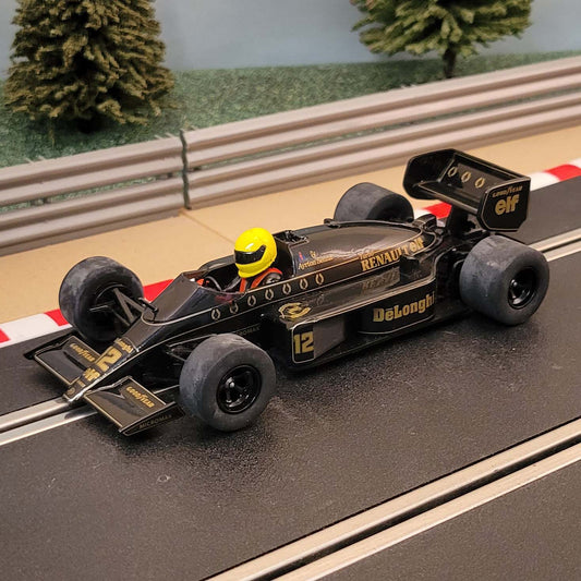 Scalextric 1:32 Car - C4234 Black Lotus 97T Portuguese GP 1985 F1 Senna #12 #MT