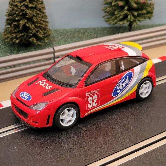 Scalextric 1:32 Car - Red Ford Focus Rally WRC #32 #Q