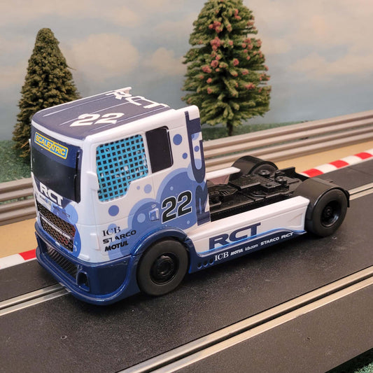 Scalextric 1:32 Lorry Truck Racing Rig - C3610 Blue & White #22