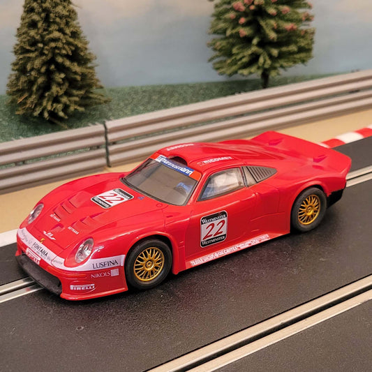 Scalextric 1:32 Car - C2092 Red Porsche 911 GT1 Lucchini #22 #MS