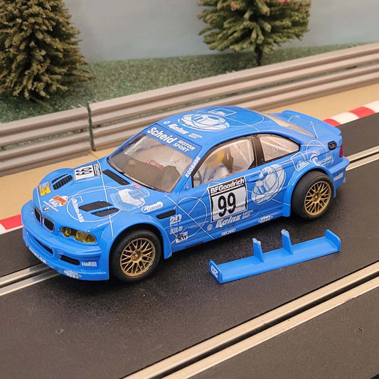 Ninco (Fits Scalextric) 1:32 Car - 50279 Blue BMW M3 GTR Scheid #99