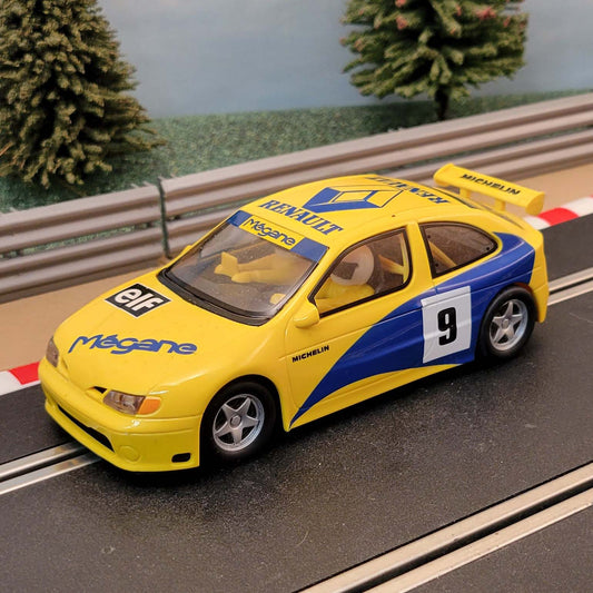 Scalextric 1:32 Car - C2477 Yellow Renault Mégane #9