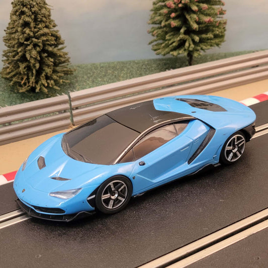 Scalextric 1:32 Car - Blue Lamborghini Centenario #K