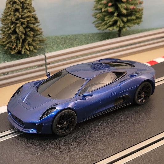 Scalextric 1:32 Car - Blue Jaguar C-X75 #FW