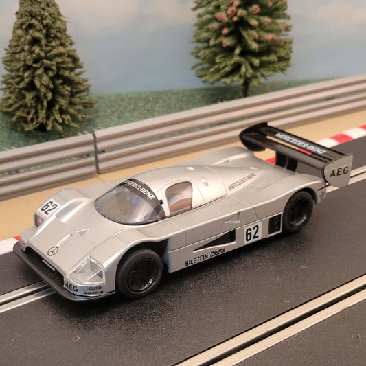 Scalextric 1:32 Car - Silver Mercedes-Benz Le Mans #62 #F