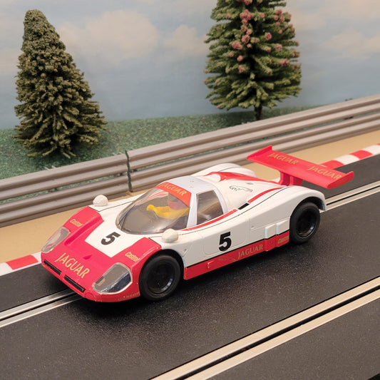 Scalextric 1:32 Car - Jaguar Red & White Le Mans #5 #E