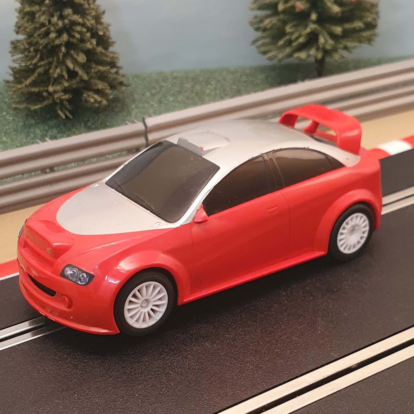 Scalextric 1:32 Start Car - Red & Silver Rally Car
