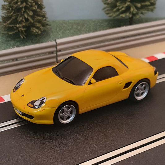Scalextric 1:32 Car - C2608 Yellow Porsche Boxster #J