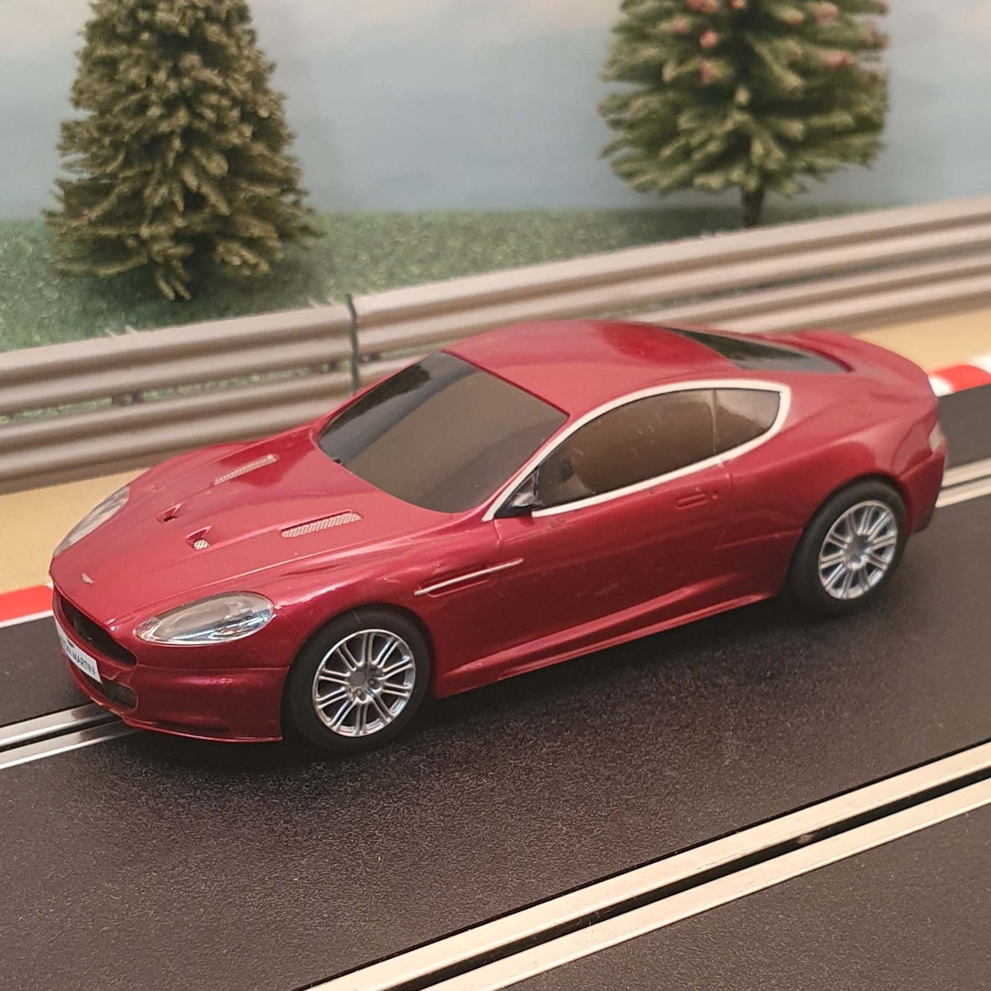 Scalextric 1:32 Car - Burgundy Red Aston Martin DBS #MWG