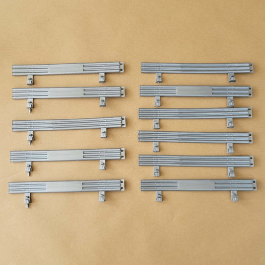 Scalextric Classic 1:32 Track Barriers Armco Fence C274 - Grey Silver x 11