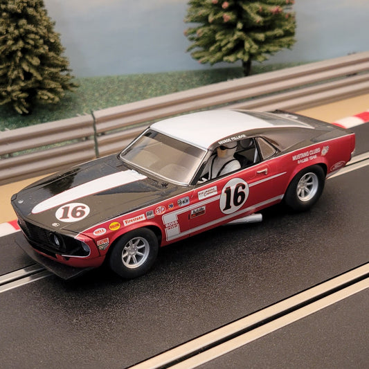 Scalextric 1:32 Car - C2402 Ford Boss 302 Mustang '69 #16 #Q