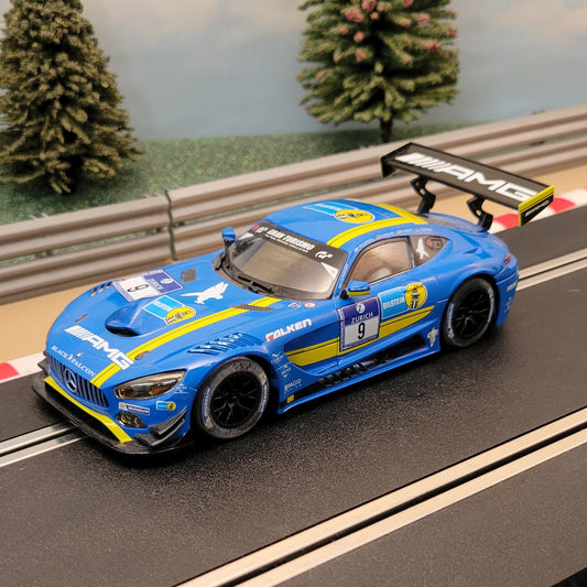 Scalextric 1:32 Car - Mercedes AMG GT3 Bilstein *LIGHTS* #9 #Q