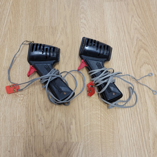 Pair Of Scalextric Classic Controllers Throttles A262 Race Tuned - Red Trigger