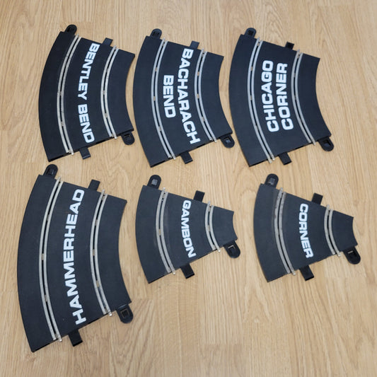 Scalextric Sport 1:32 Track - Top Gear Curves Full Set C8206 x 4, C8202 x 2 #Q
