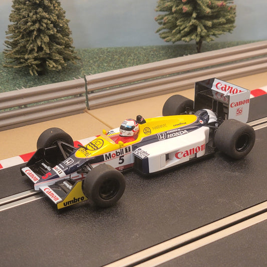Coche Scalextric 1:32 - C426 Nigel Mansell F1 Williams Honda TurboFlash FW11 #5