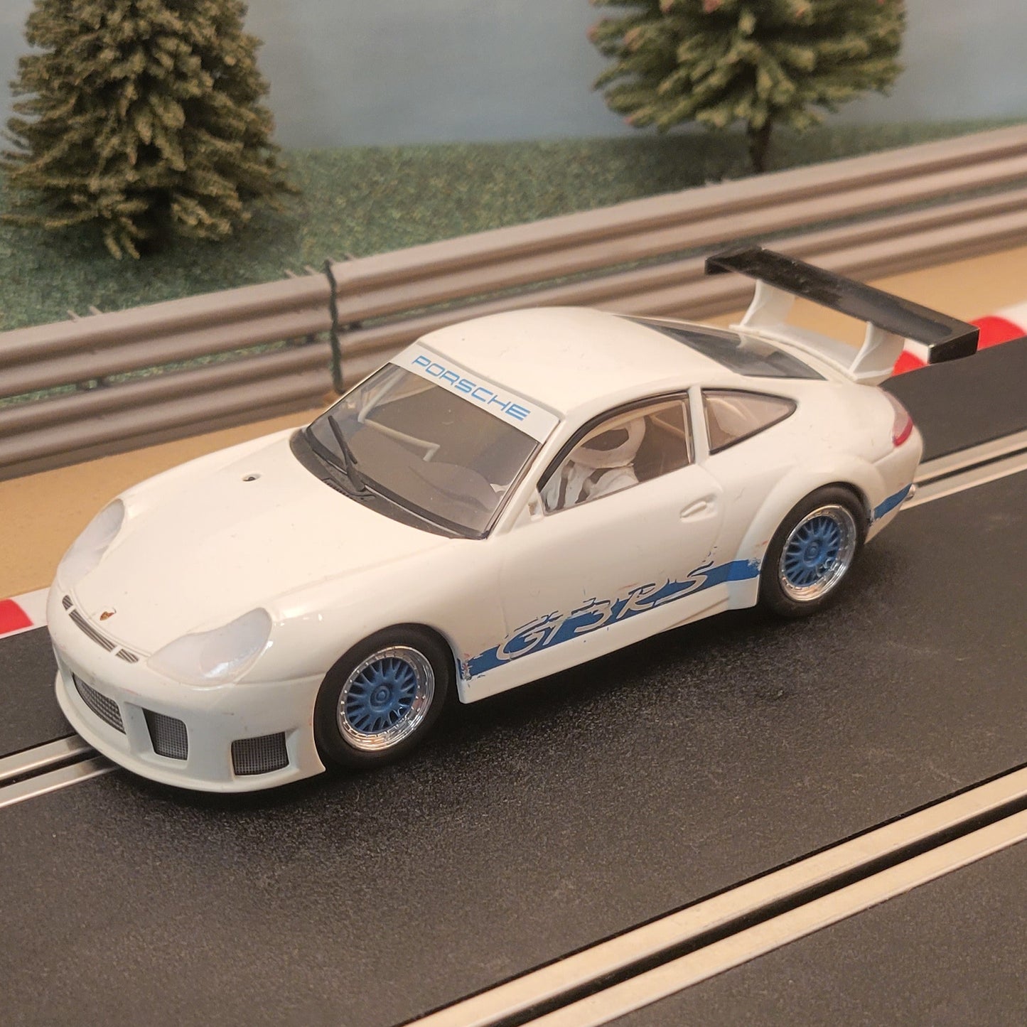 Coche Scalextric 1:32 - C2857 Porsche 911 GT3R Top Gear The Stig *LUCES* #M