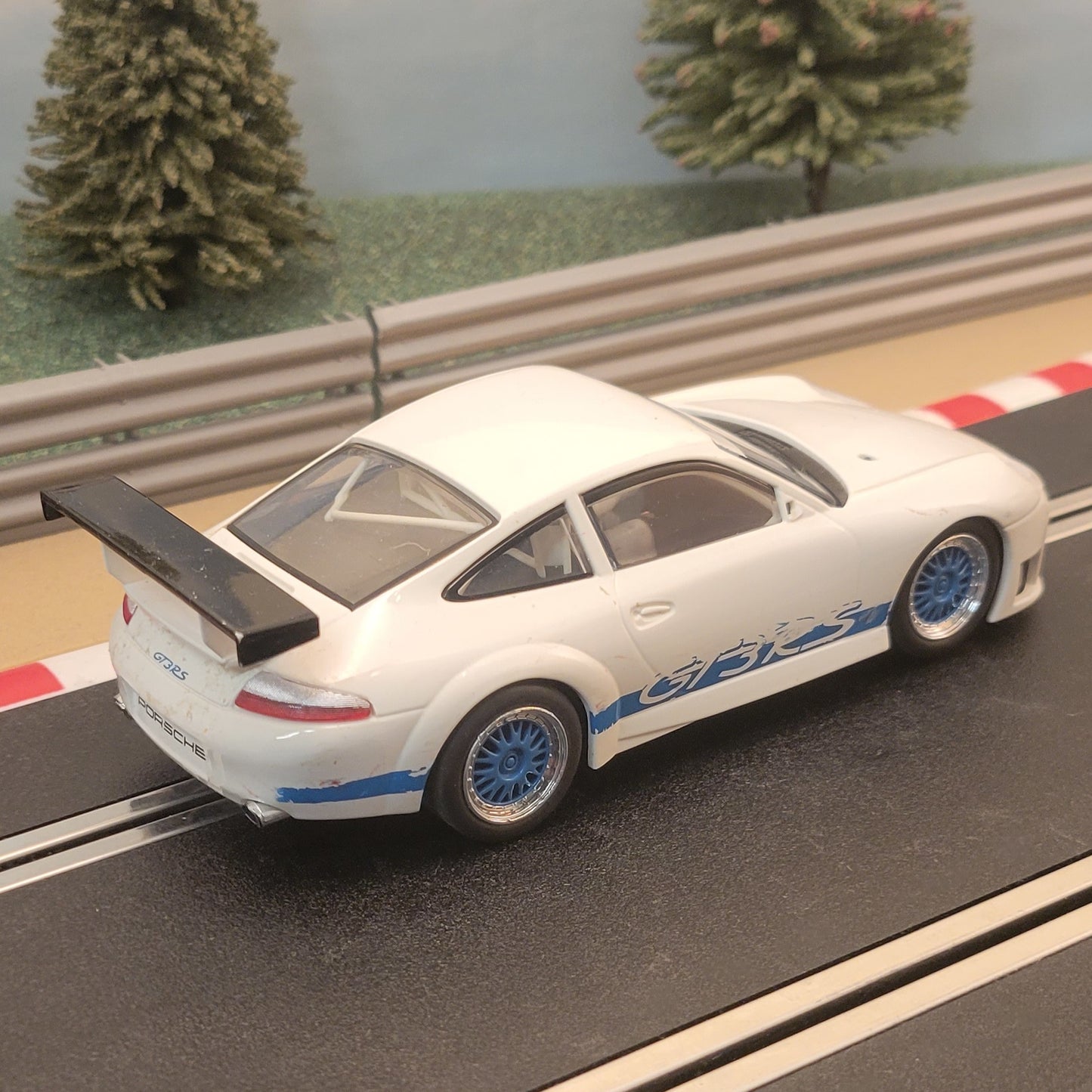 Coche Scalextric 1:32 - C2857 Porsche 911 GT3R Top Gear The Stig *LUCES* #M