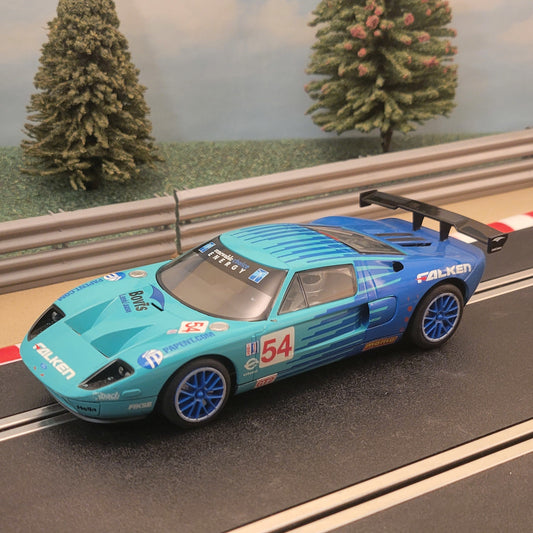 Coche Scalextric 1:32 - C3136 Ford GT40 Azul Black Swan Racing *LUCES* #54 #M