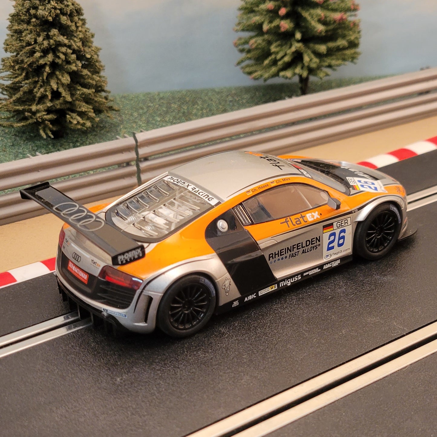 Scalextric 1:32 Car - C3060 Audi R8 LMS GT3 FlatEX Team Phoenix #26 #E