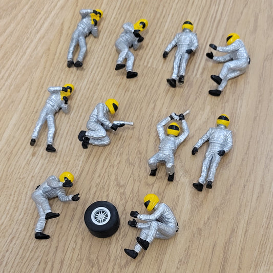 Scalextric Figuras Pit Crew 1:32 Plata C8292