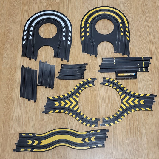 Micro Scalextric Track Bulk Job Lot Bundle incl Wiggle Hairpin Island