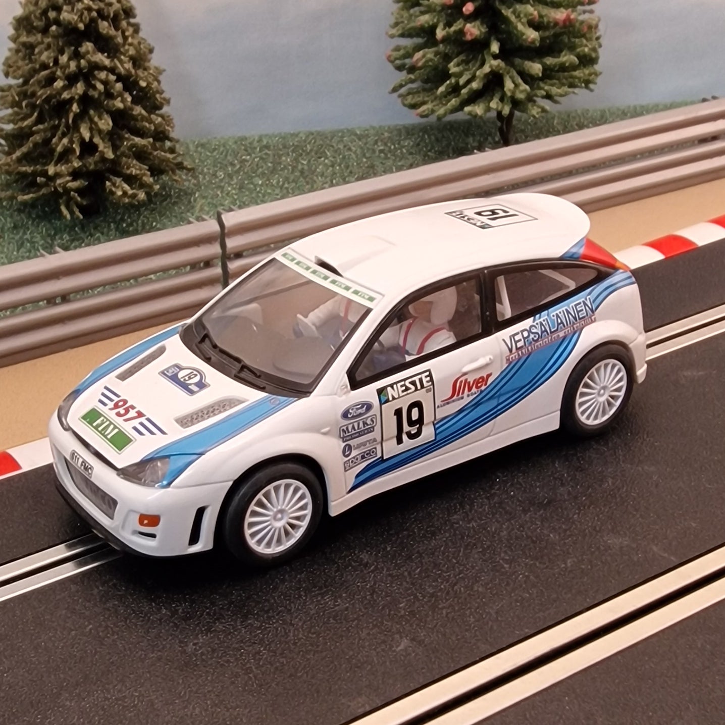 Scalextric 1:32 Car - C2343 Ford Focus WRC #19 #M - Action Slot Racing