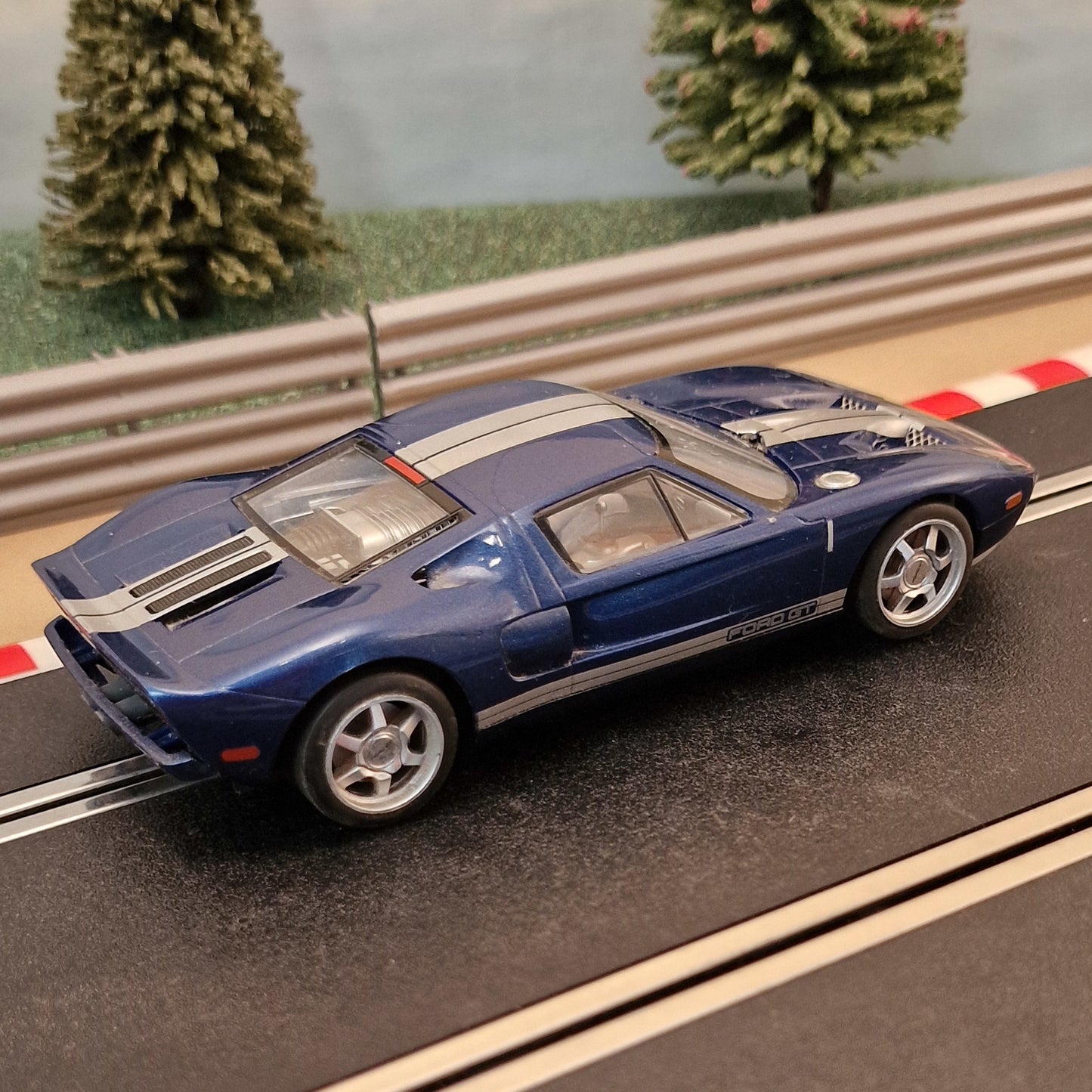 Coche Scalextric 1:32 - C2984 Top Gear Azul Ford GT *LUCES* #M