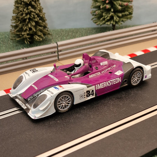 Scalextric 1:32 Car - C3015 Porsche RS Spyder #34 Le Mans *LIGHTS* #Q