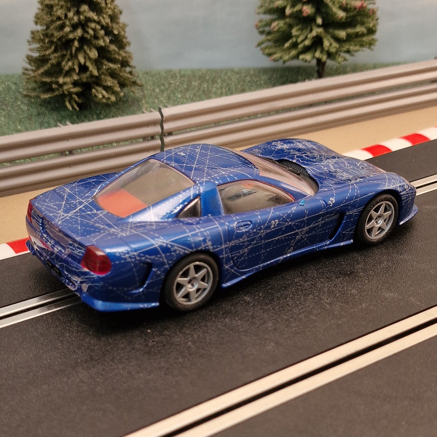 NINCO 1:32 Slot Car - 50248 Blue IVM Automotive C12 Artcar Jo Ortland