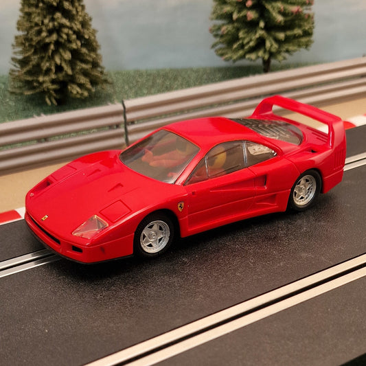 Scalextric 1:32 Car - C291 Red Ferrari F40 #60 *LIGHTS* #FM