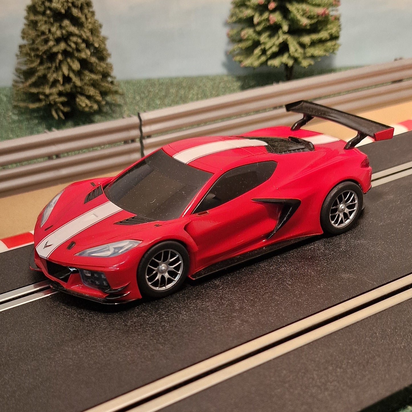 Scalextric 1:32 Car - Red Chevrolet Corvette C8R *LIGHTS* #M