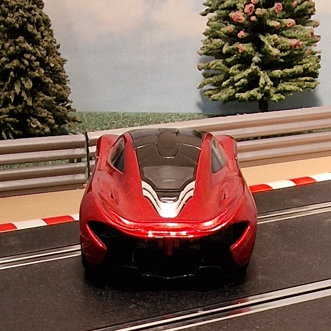Scalextric 1:32 Car - C3643 Metallic Red McLaren P1 *LIGHTS* #Q