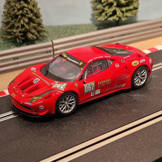 Carrera Evolution 1:32 Slot Car - 27383 Red Ferrari 458 GT2 #062