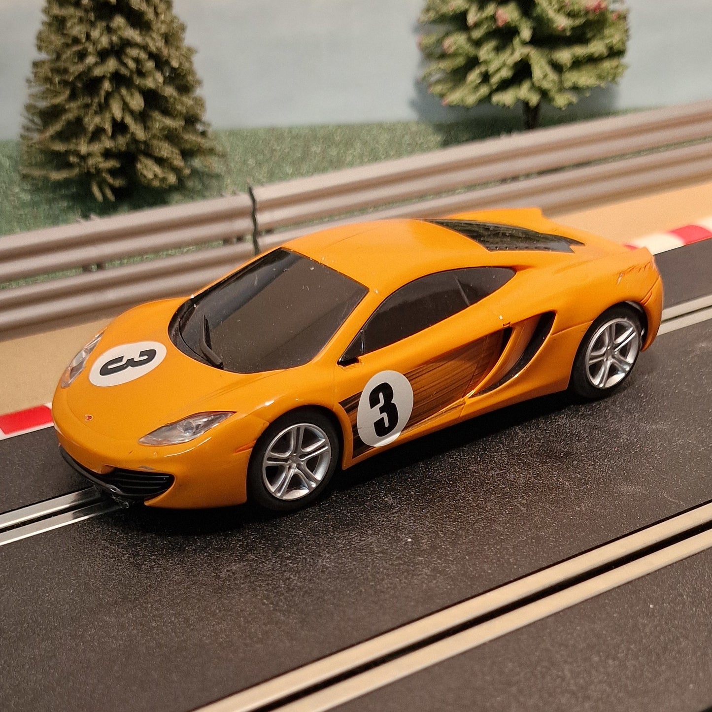 Scalextric 1:32 Car - Orange McLaren MP4-12C #3 #Q