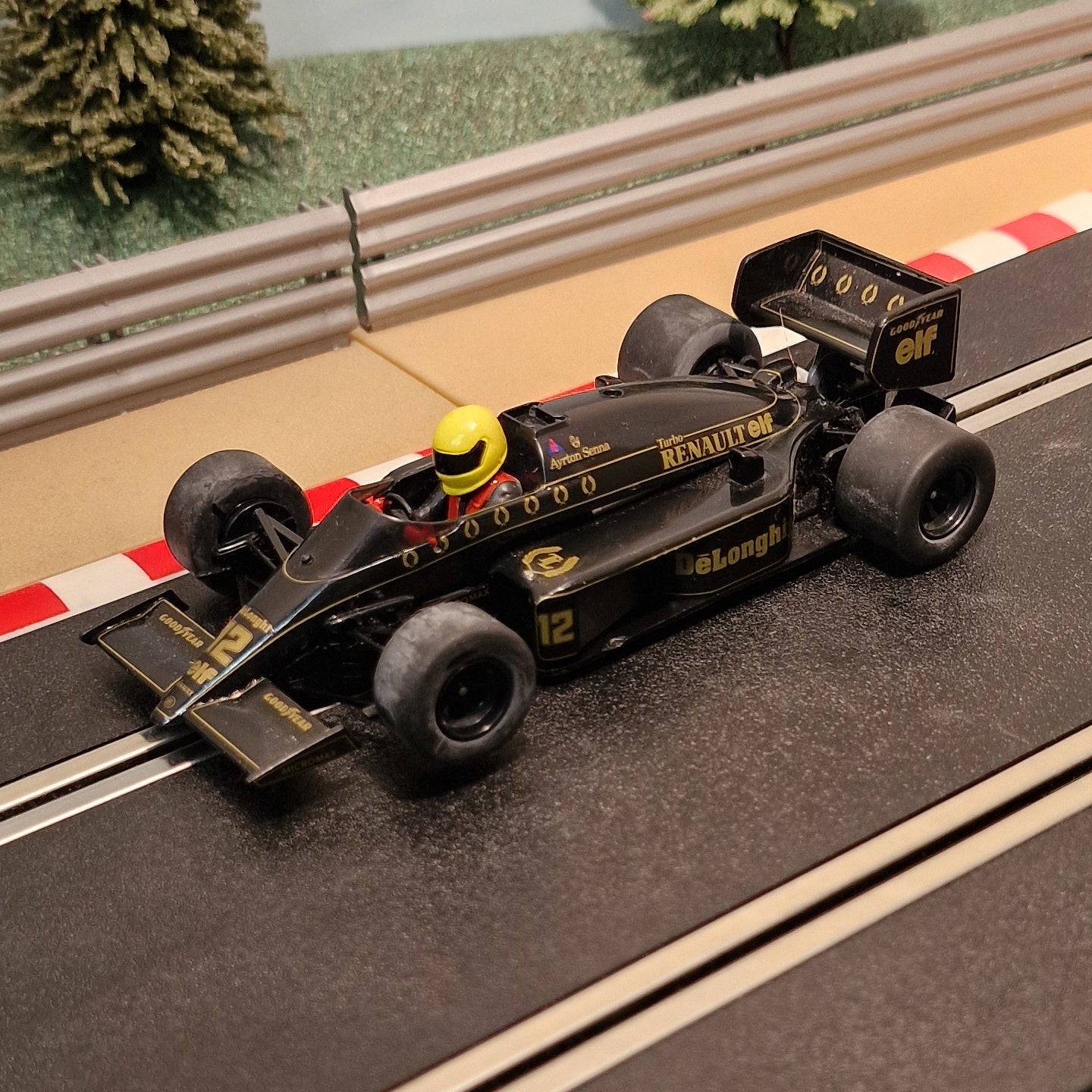Scalextric 1:32 Car - From C1432M Black Lotus 98T GP 1985 F1 Senna #12 #MT
