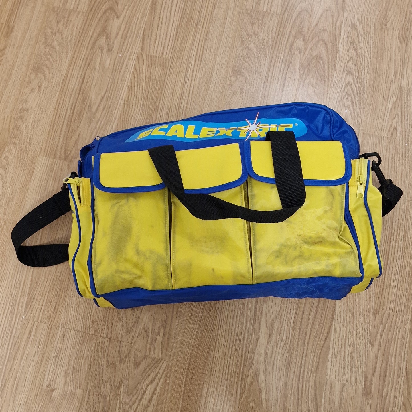 Bolsa de transporte Scalextric Collectors Canvas Holdall - Azul y Amarillo #A