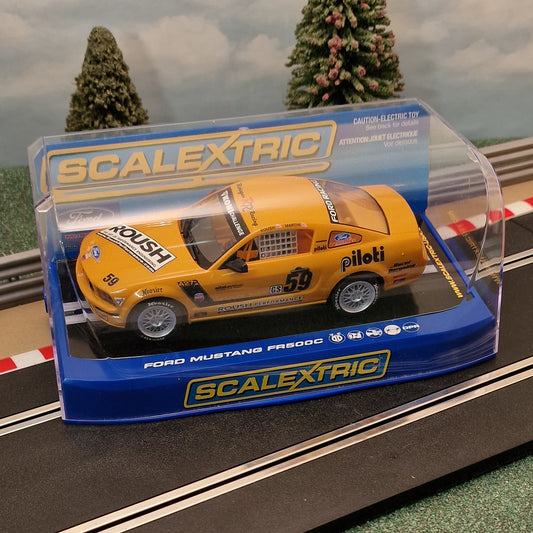 Scalextric 1:32 Car - C2888 Ford Mustang FR 500C Rehagen Racing #59 *LIGHTS*