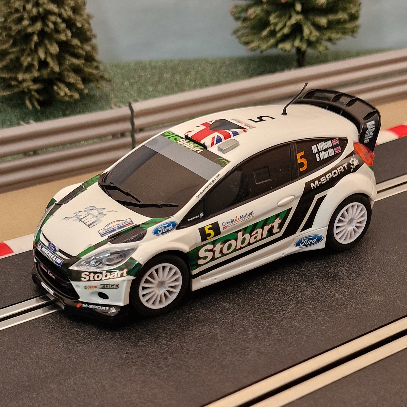 Scalextric 1:32 Car - C3284 Ford Fiesta RS WRC Stobart Wilson Martin #5 BOXED