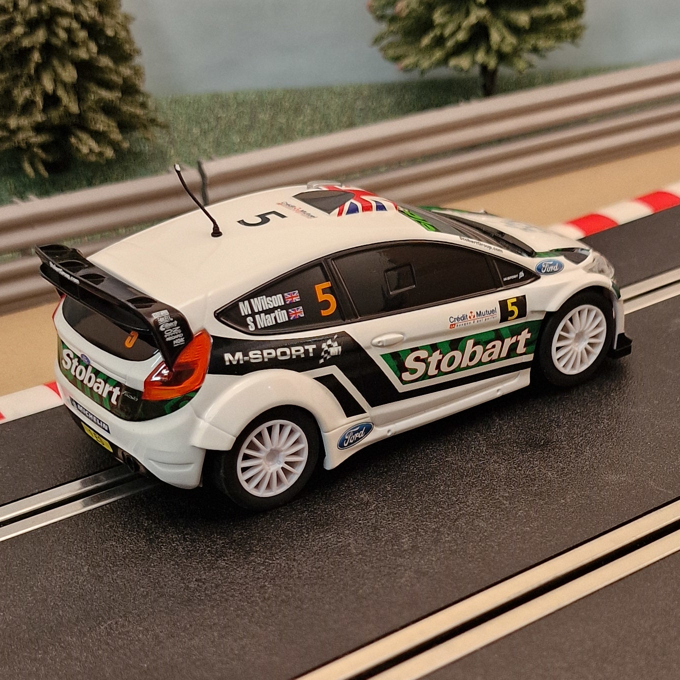 Scalextric 1:32 Car - C3284 Ford Fiesta RS WRC Stobart Wilson Martin #5 BOXED