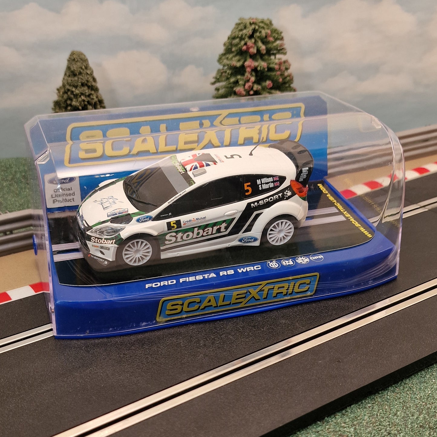 Scalextric 1:32 Car - C3284 Ford Fiesta RS WRC Stobart Wilson Martin #5 BOXED